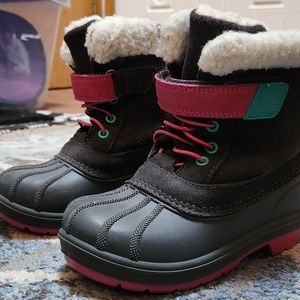 Girl Snow Boots Cat & Jack Size 11